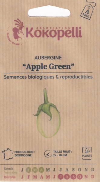Aubergine "Apple Green"